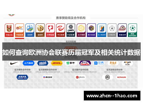 如何查询欧洲协会联赛历届冠军及相关统计数据